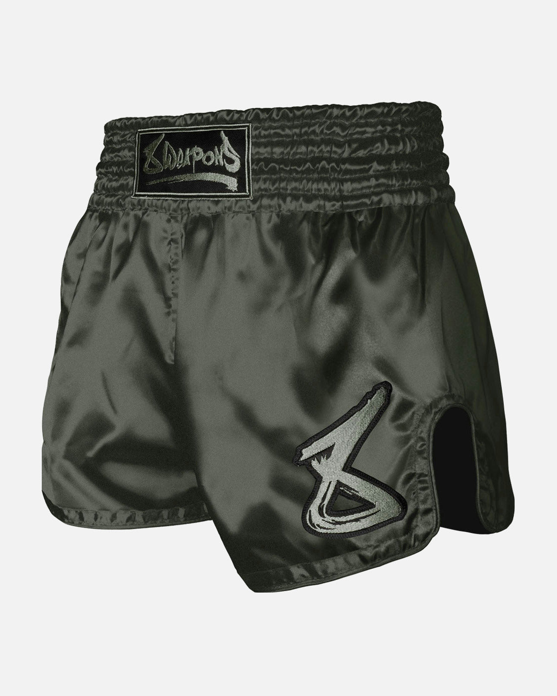 8 WEAPONS Muay Thai shorts Strike - Olijf