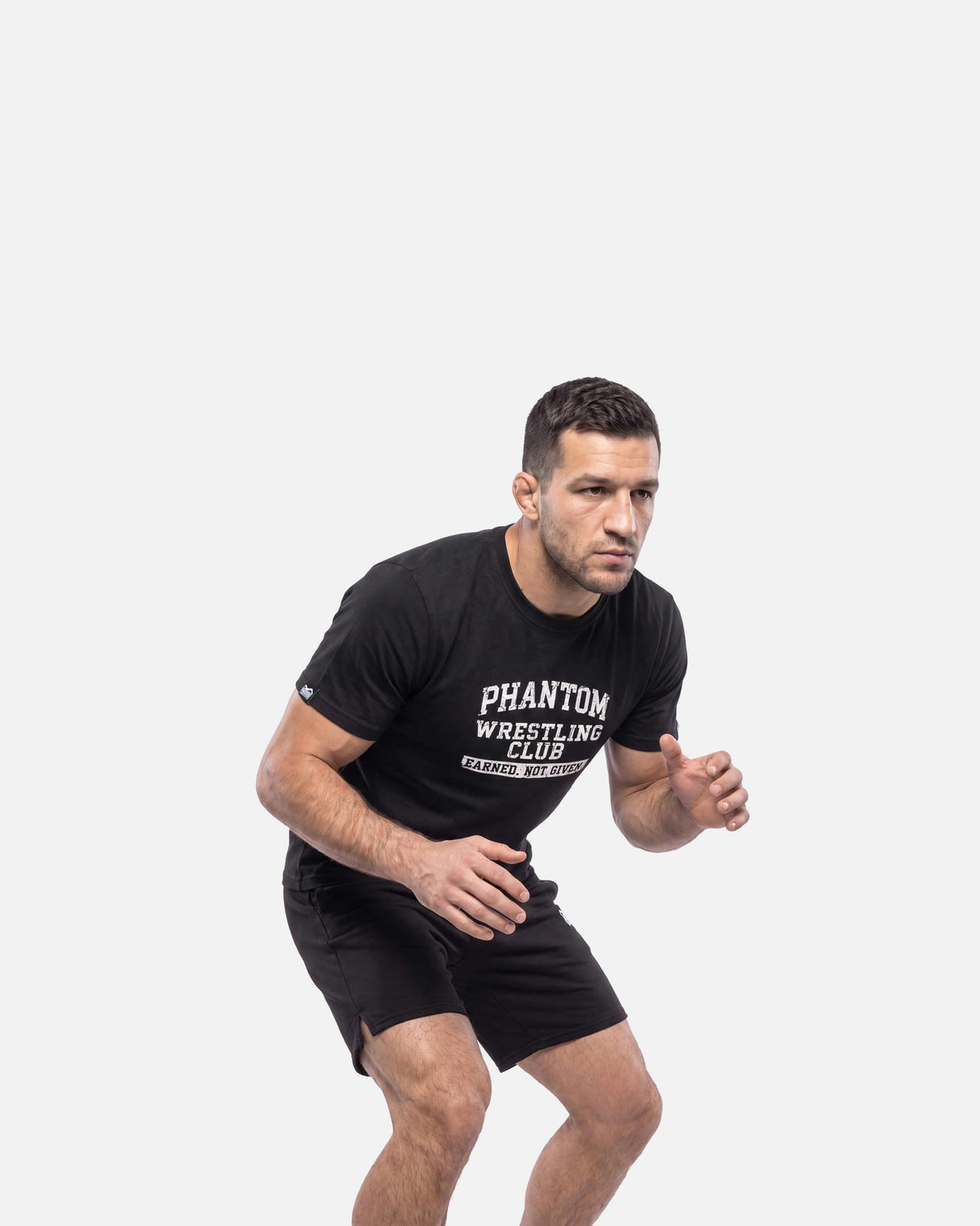 Phantom Athletics T-Shirt Wrestling Club - Zwart