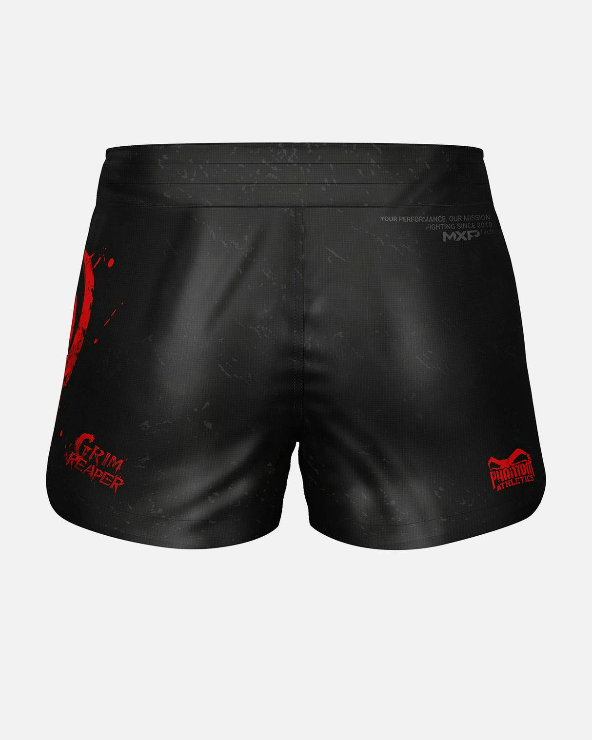 Phantom Athletics MMA Shorts Fusion-R Reaper - Zwart/Rood