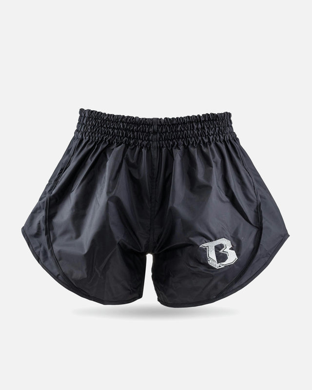 Shorts de Muay Thai Booster Retro Hybrid – Noir
