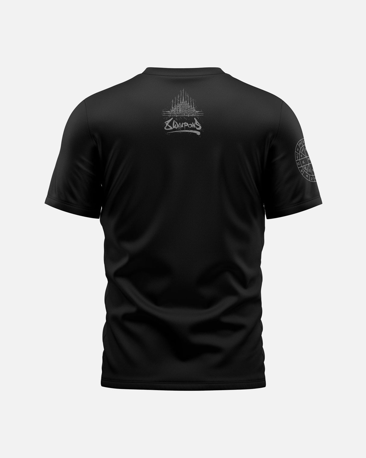 8 Weapons T-Shirt Yantra - Zwart