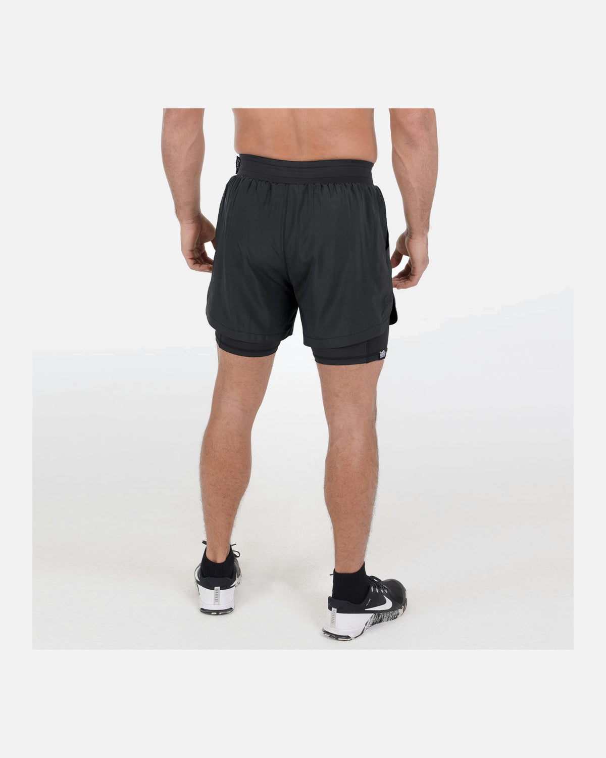 Phantom Athletics Compressie Shorts Laser 2in1 - Zwart