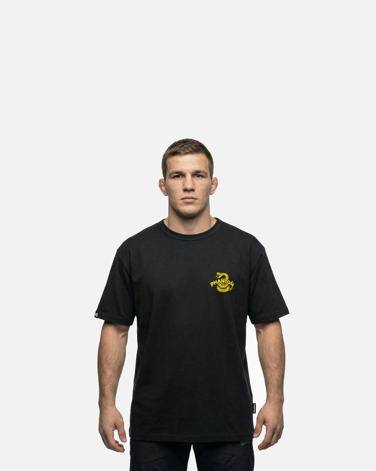 Phantom Athletics T-Shirt DON'T TREAD ON ME - Zwart/Geel