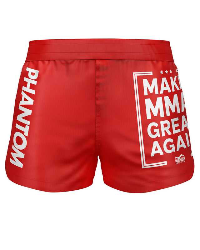 Phantom Athletics MMA Shorts Fusion-R Make MMA Great Again - Rood