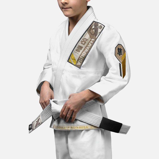 Kimono de BJJ Hayabusa Ascend – Criança – Branco