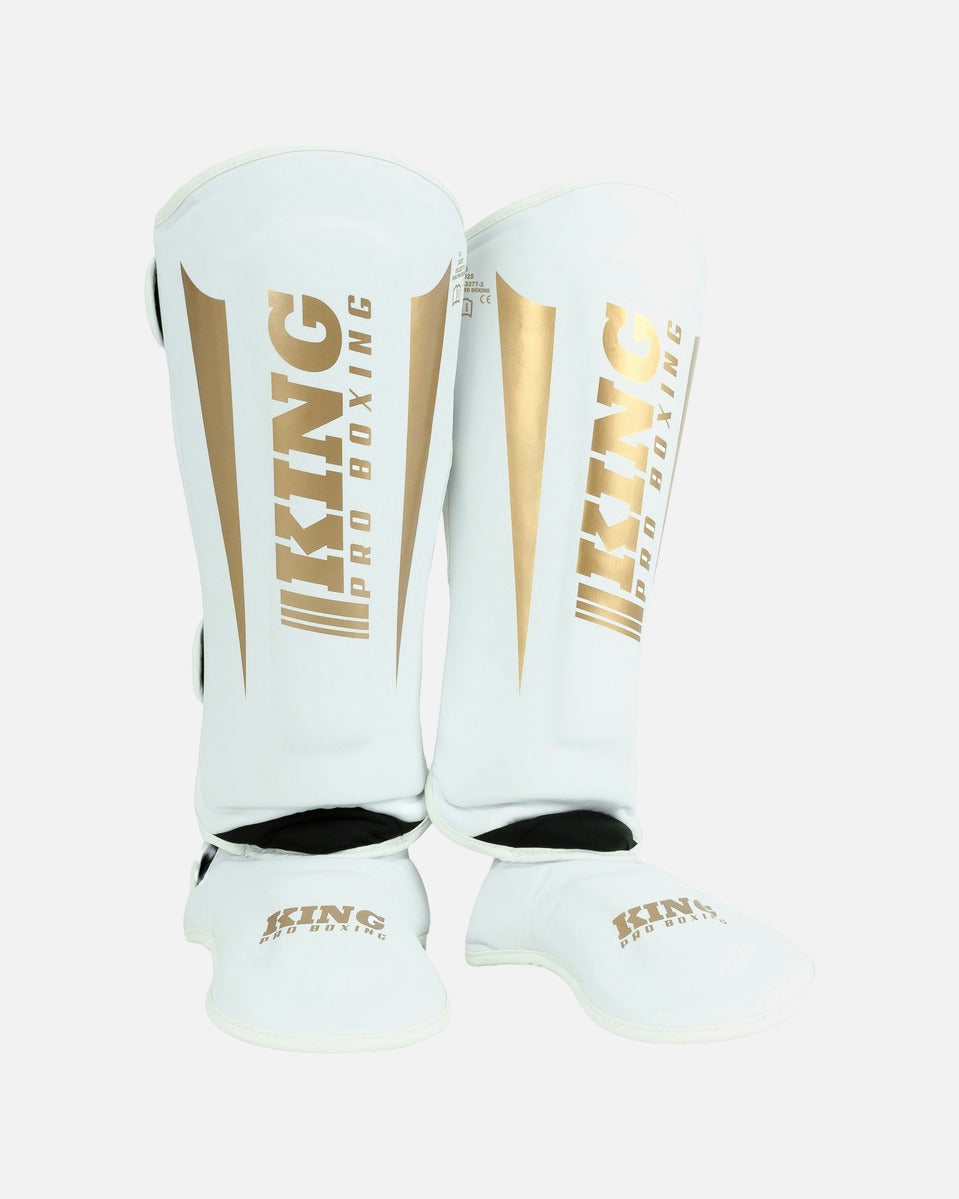 King Pro Boxing Scheenbeschermers Revo - Wit