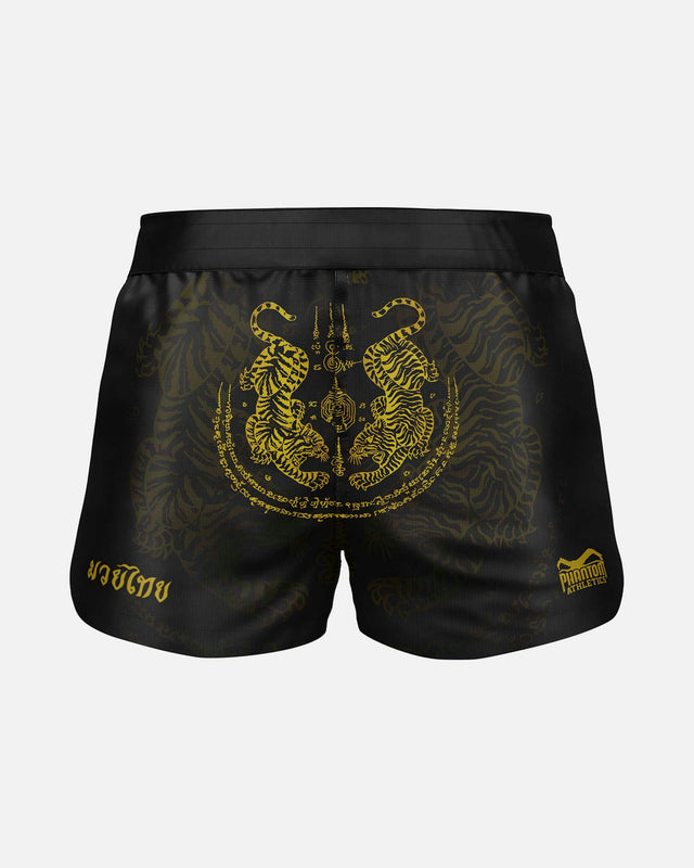 Phantom Athletics Muay Thai Shorts Fusion - Zwart/Goud
