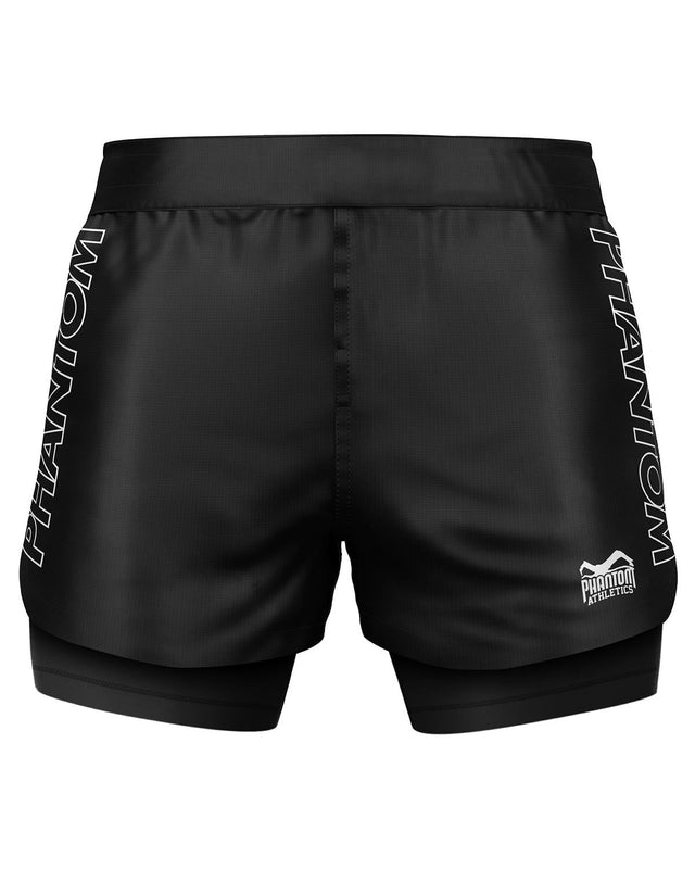 Phantom Athletics Compressie Shorts Fusion-R 2in1 Ranked - Paars