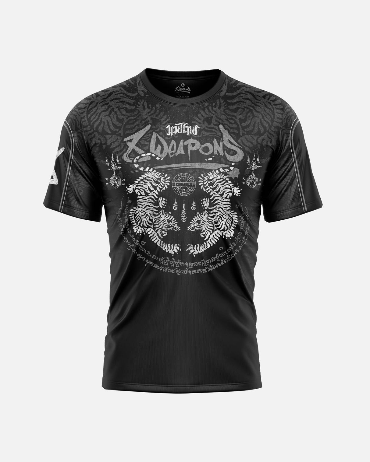 8 WEAPONS T-Shirt Functional - Zwart/Grijs