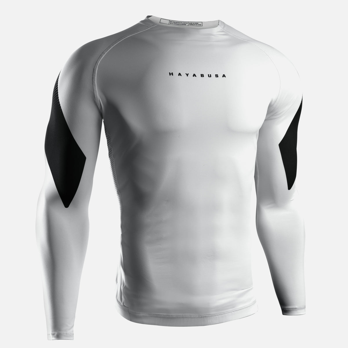 Hayabusa Rashguard Pro Ranked Lange Mouwen - Wit