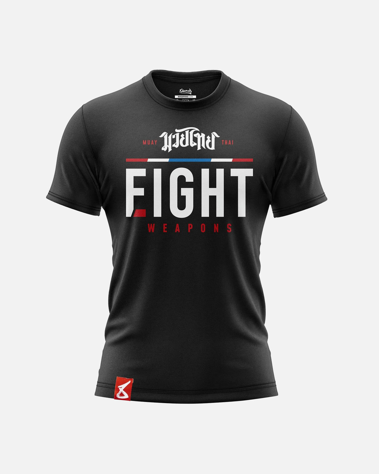 8 WEAPONS T-Shirt The Fight - Zwart