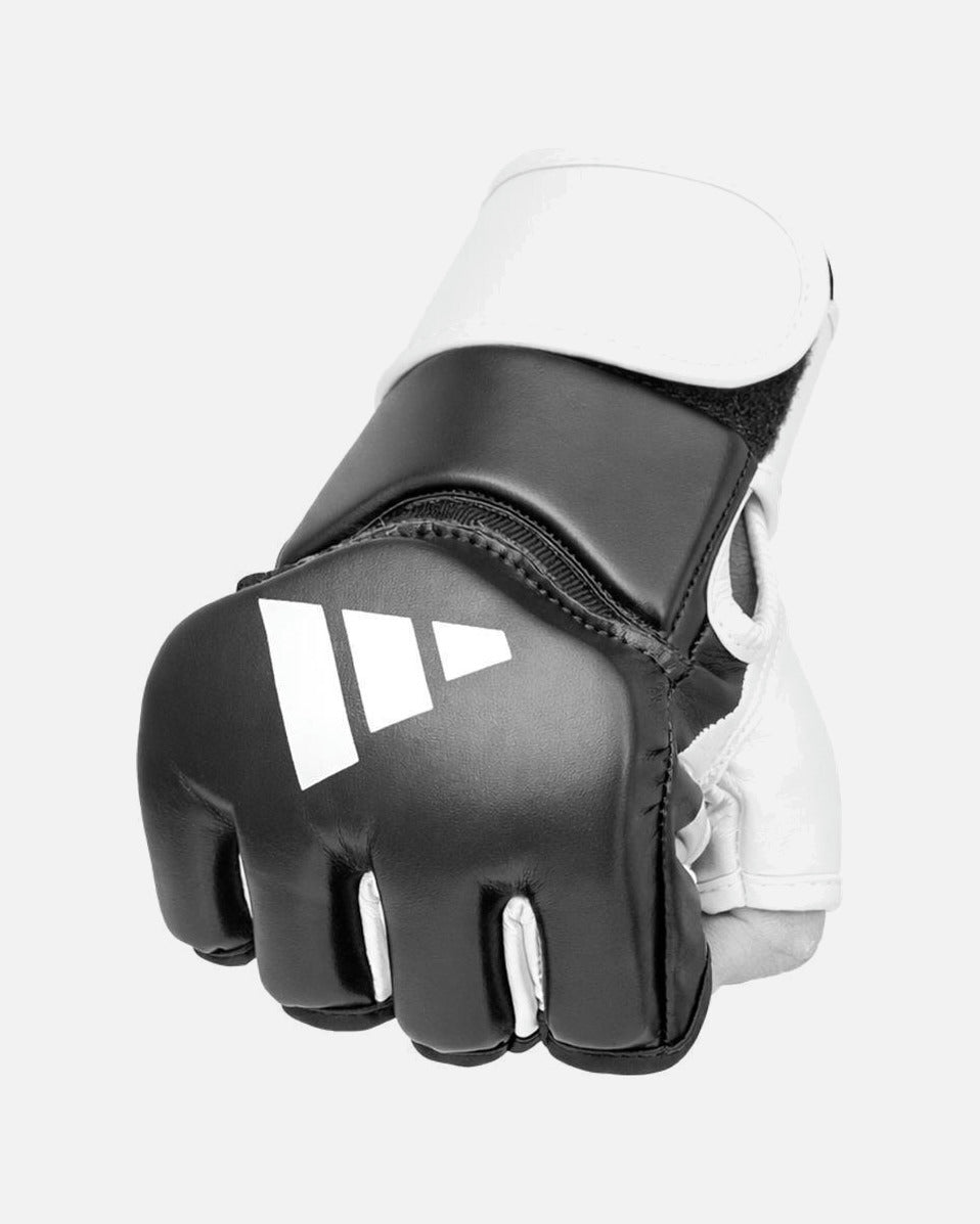 Adidas MMA-Grappling-Handschuhe Traditional – Schwarz/Weiß