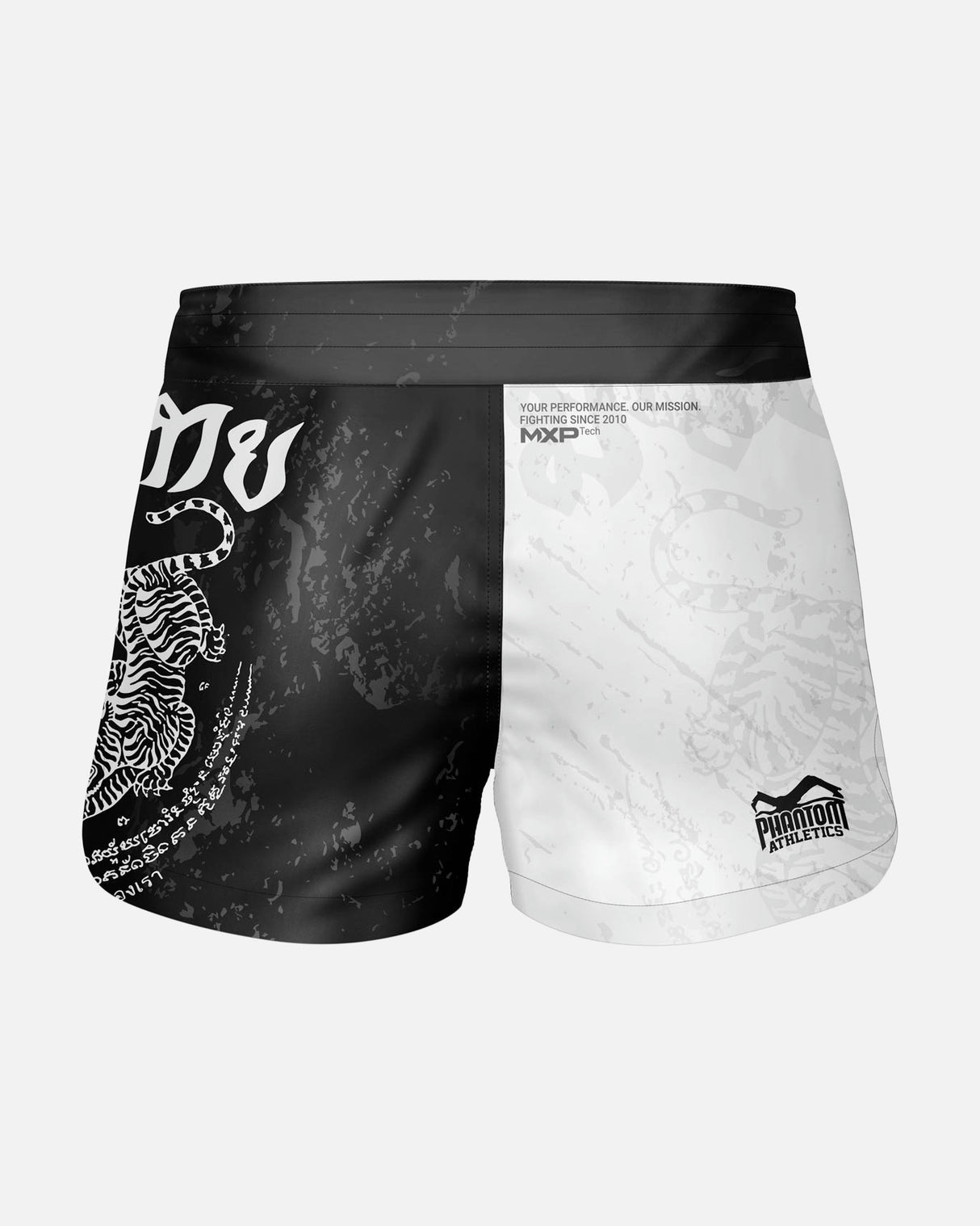 Phantom Athletics Muay Thai Shorts Fusion - Zwart/Wit