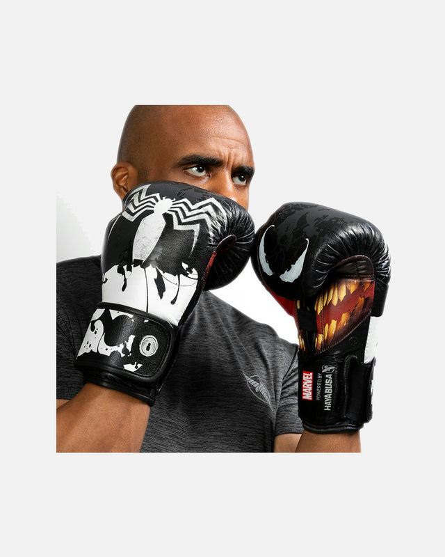 Gants de boxe Hayabusa x Marvel Venom – Noir/Blanc