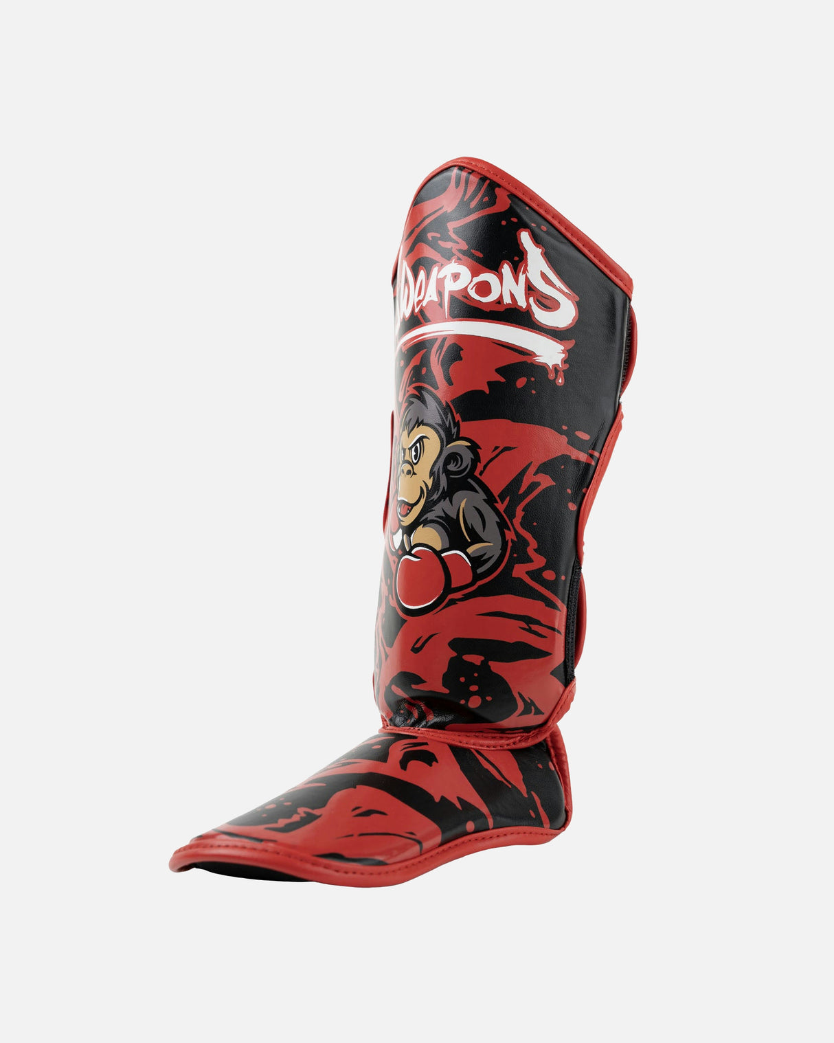 8 WEAPONS Scheenbeschermers Joe - Zwart/Rood
