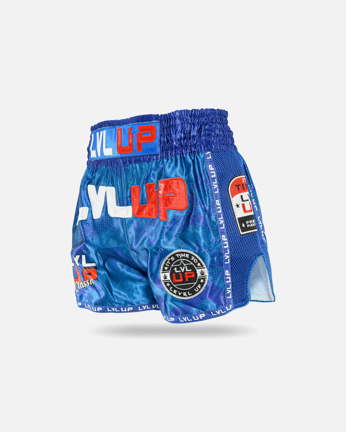 LVL UP Muay Thai Shorts Stadium - Blauw