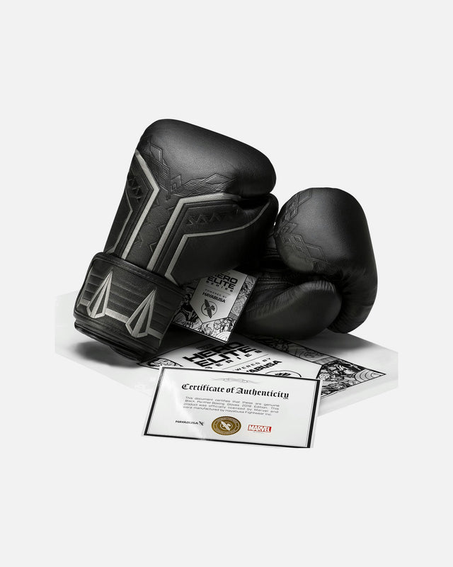 Hayabusa x Marvel Boksehandsker Black Panther - Sort