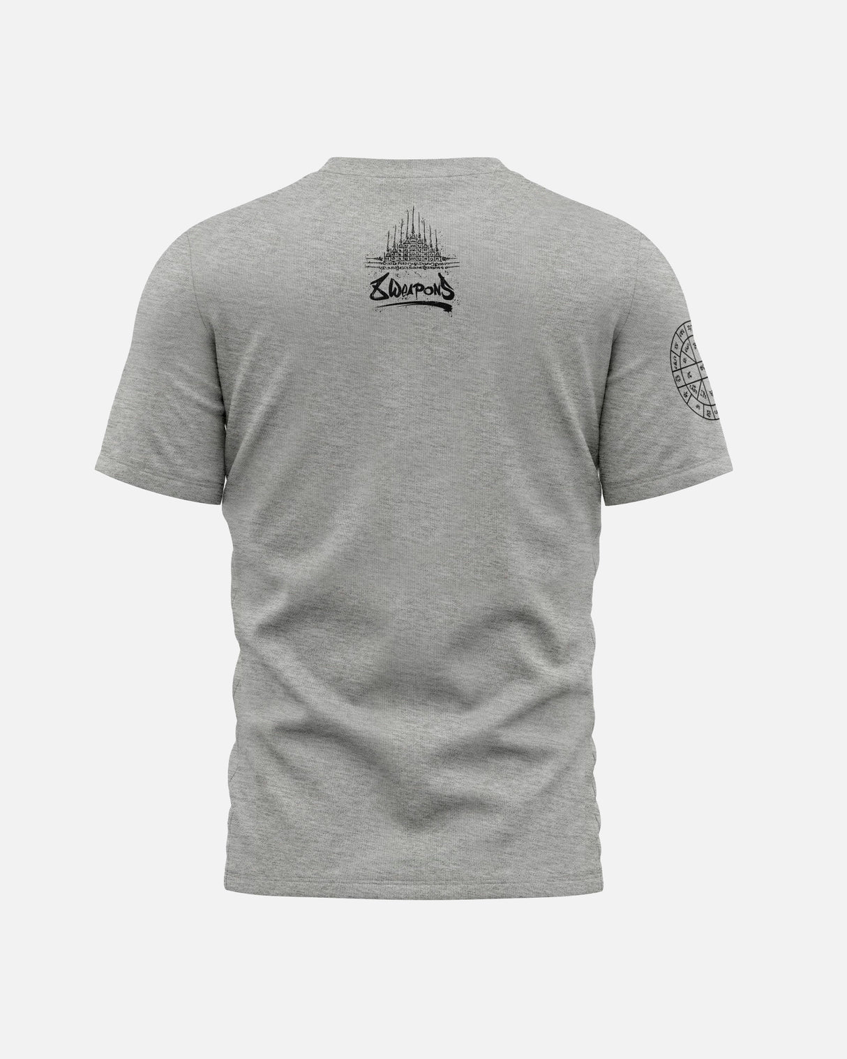 8 WEAPONS T-Shirt Yantra - Grijs
