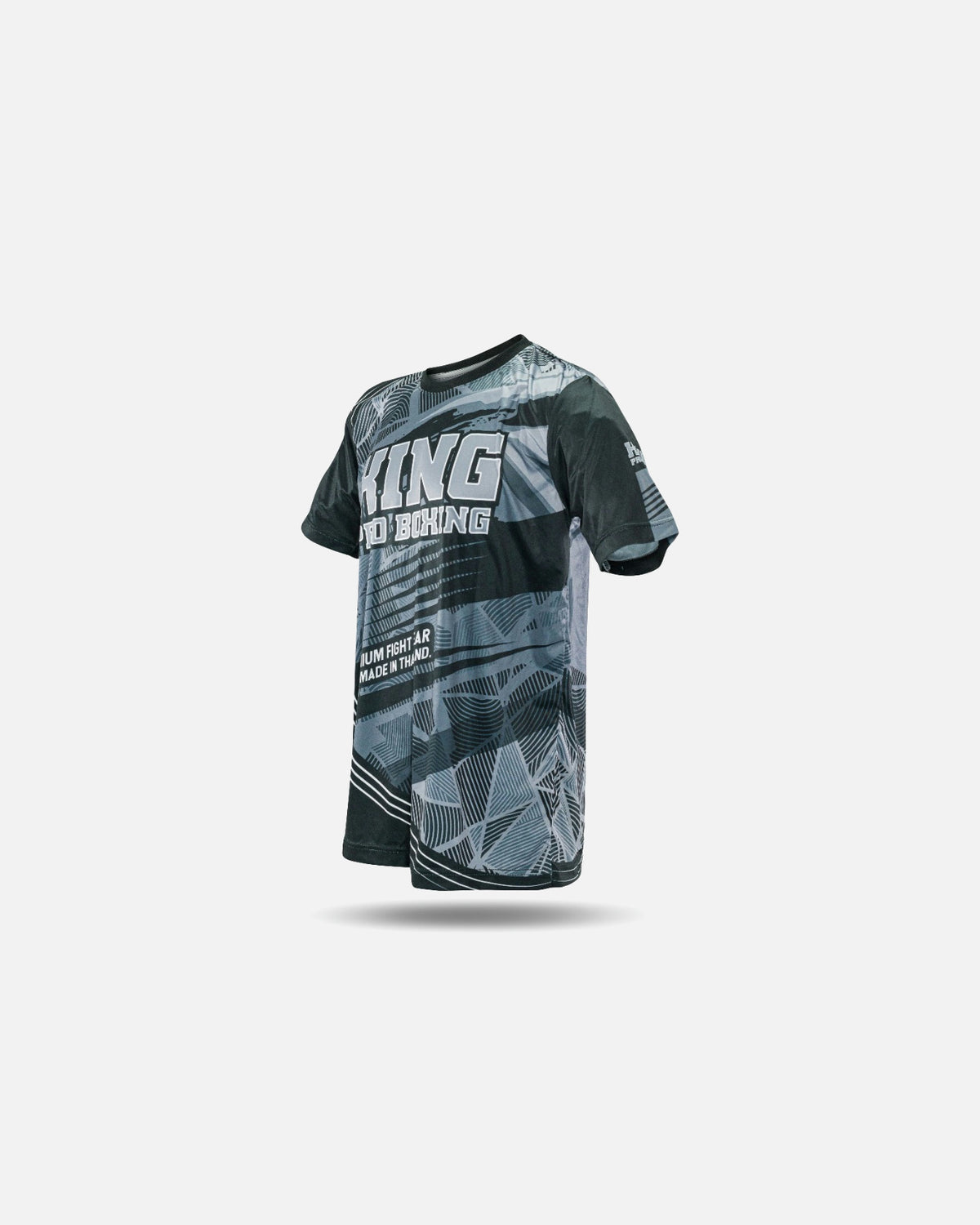King Pro Boxing T-Shirt Flag Tee - Zwart