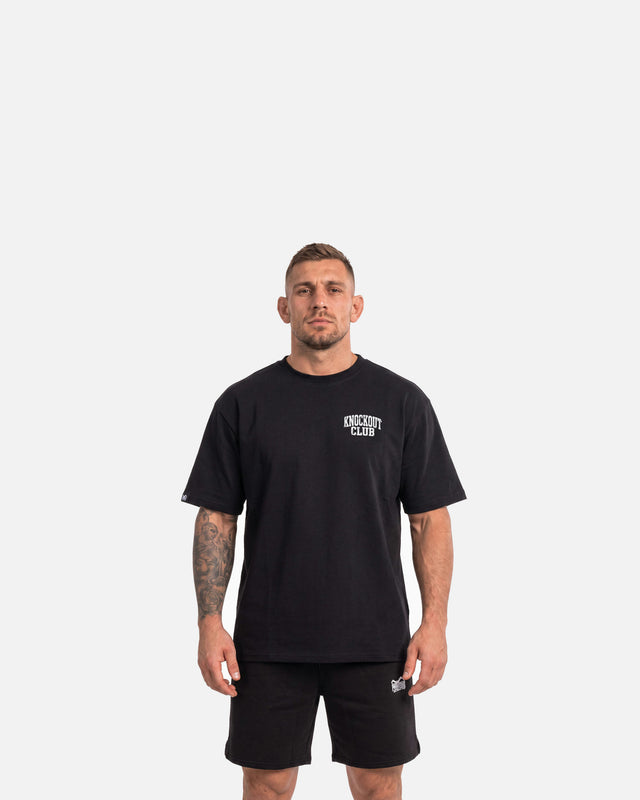 T-shirt Phantom Athletics Knockout Club Oversize Heavy – Nero