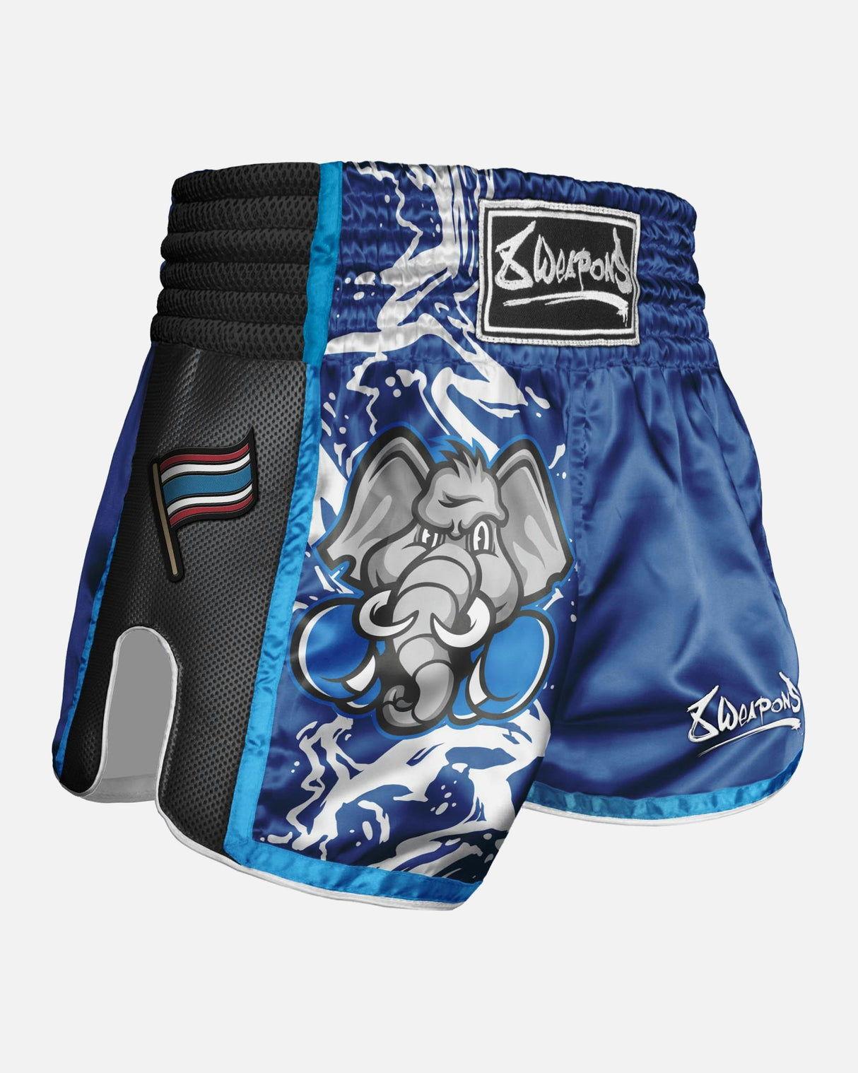 8 WEAPONS Muay Thai Shorts Jipe - Blauw