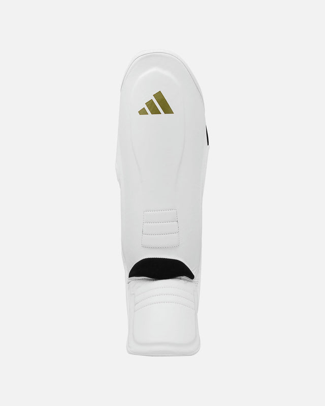 Adidas Schienbeinschoner Speed Thai Shin-n-Step – Weiß/Gold
