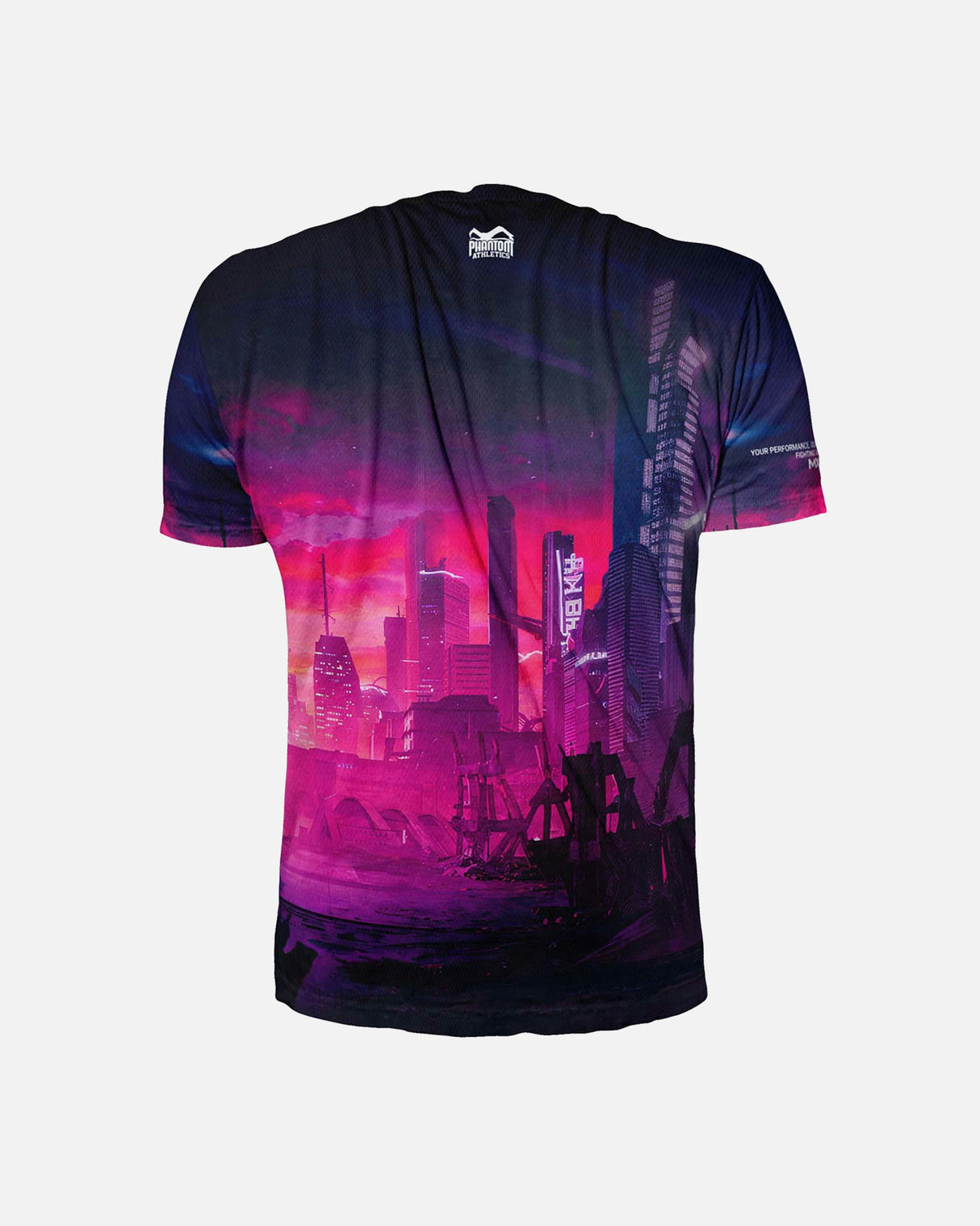 Phantom Athletics T-Shirt EVO Cyber-X - Paars/Blauw