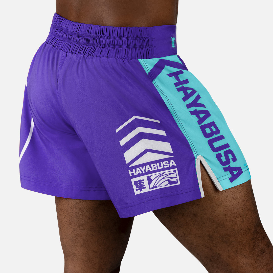 Hayabusa Muay Thai Shorts Icon - Paars/Wit