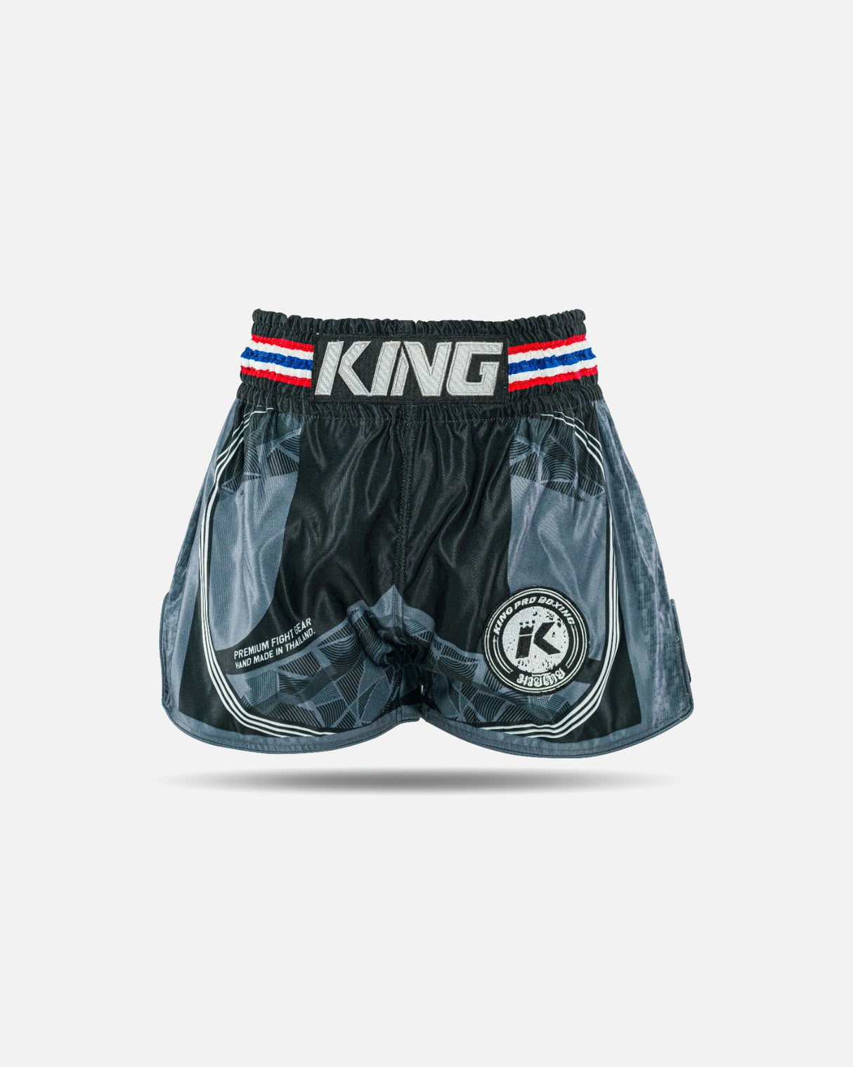 King Pro Boxing Muay Thai Shorts Flag - Zwart