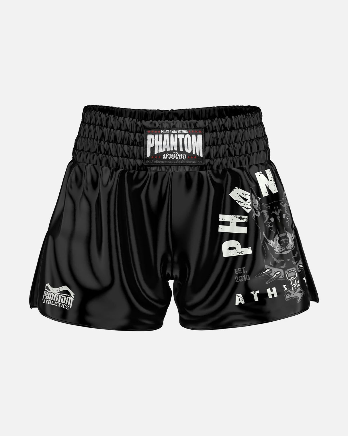 Phantom Athletics Muay Thai shorts Dobermann - Sort
