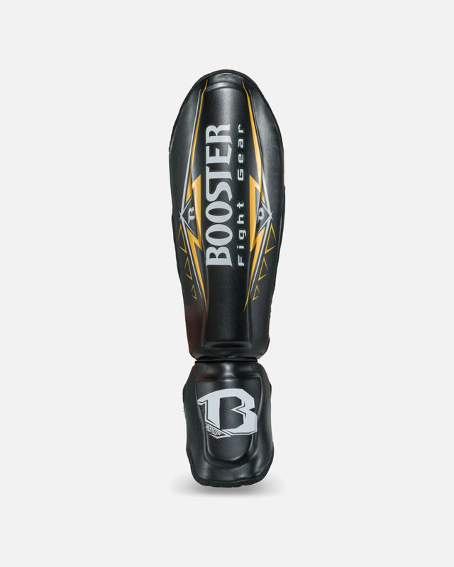 Booster Scheenbeschermers Warrior - Zwart