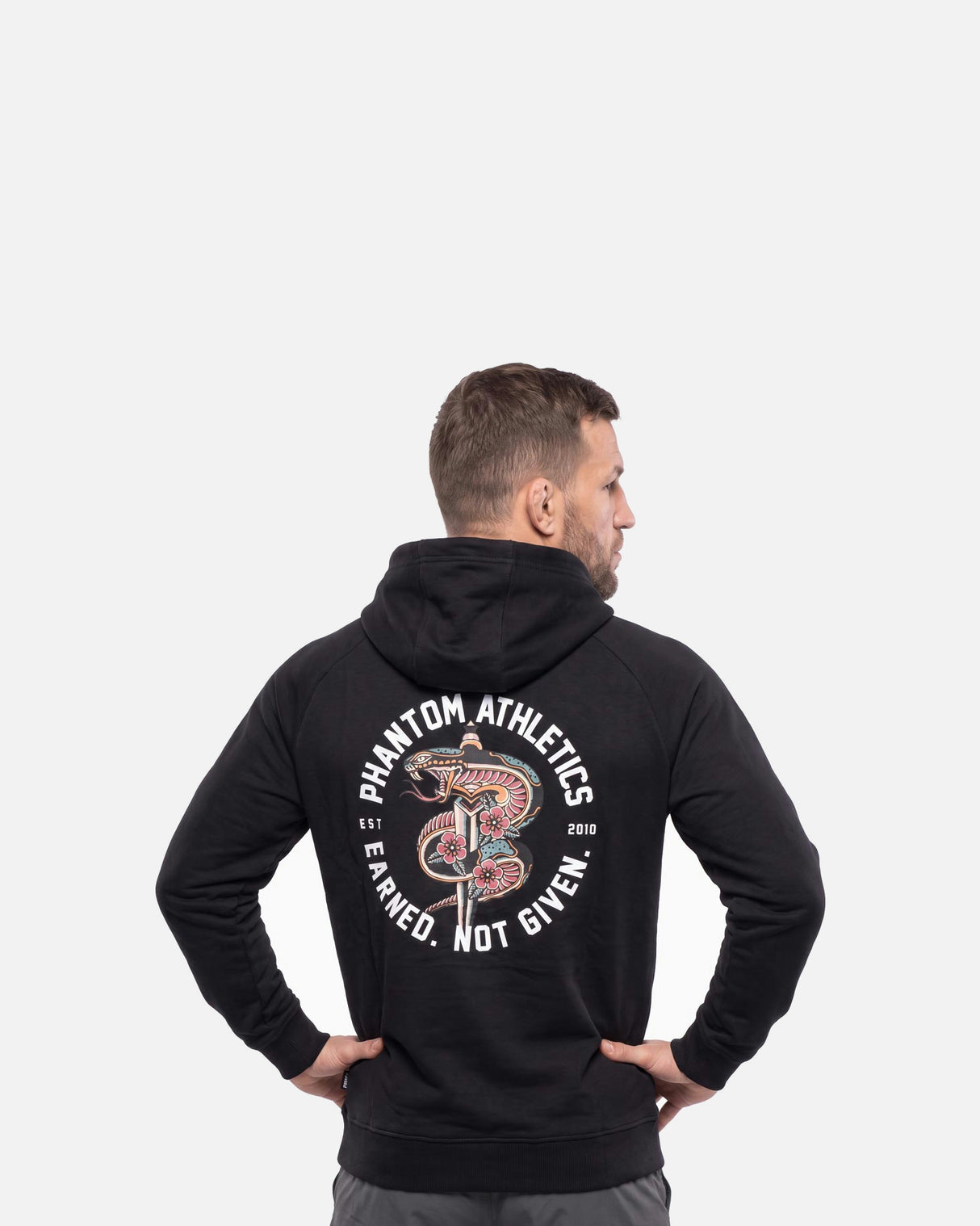 Phantom Athletics Hoodie Serpent - Zwart