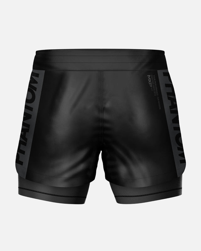 Phantom Athletics Compression Shorts Fusion 2in1 Apex – Black/Grey