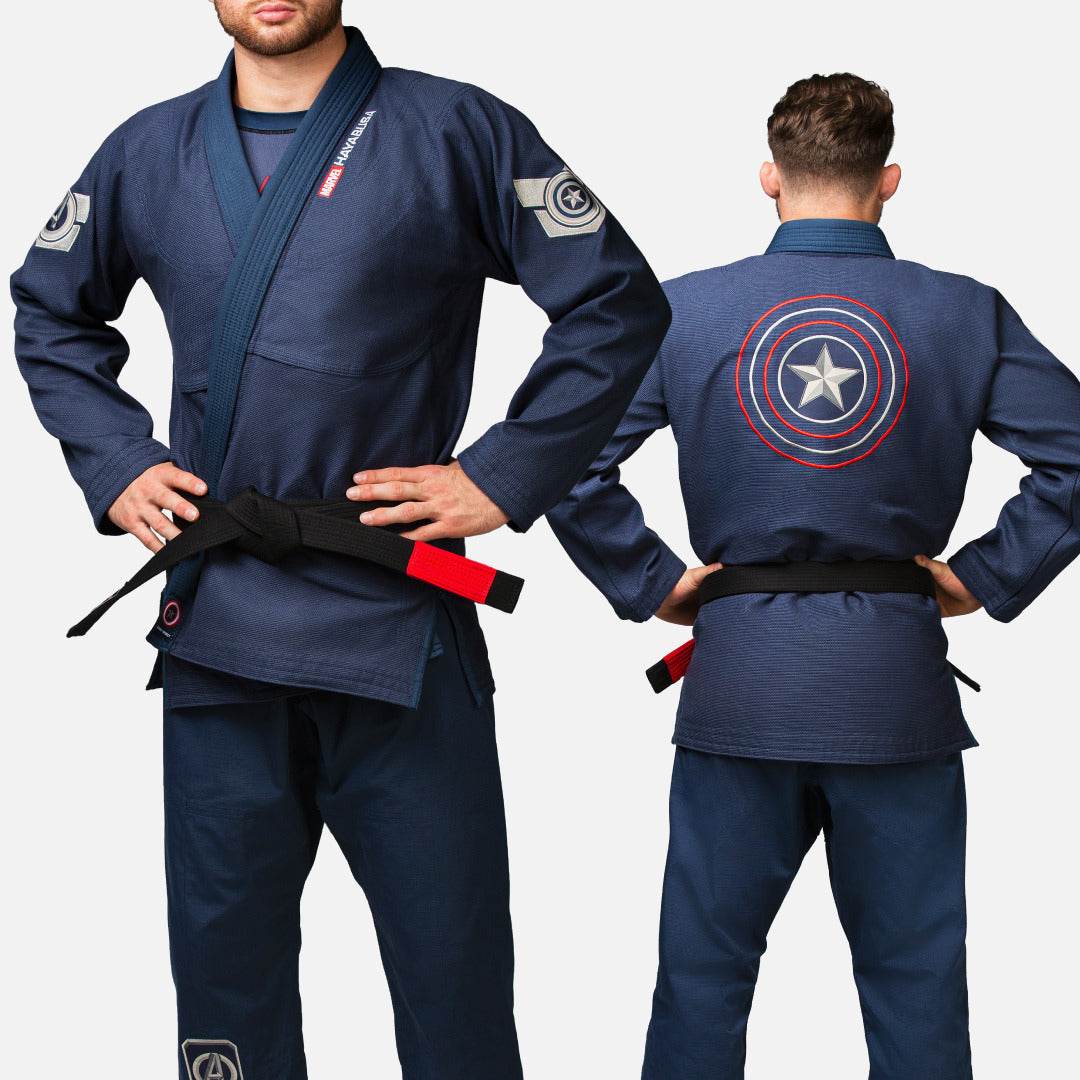 Marvel BJJ Gi Captain America - Blauw
