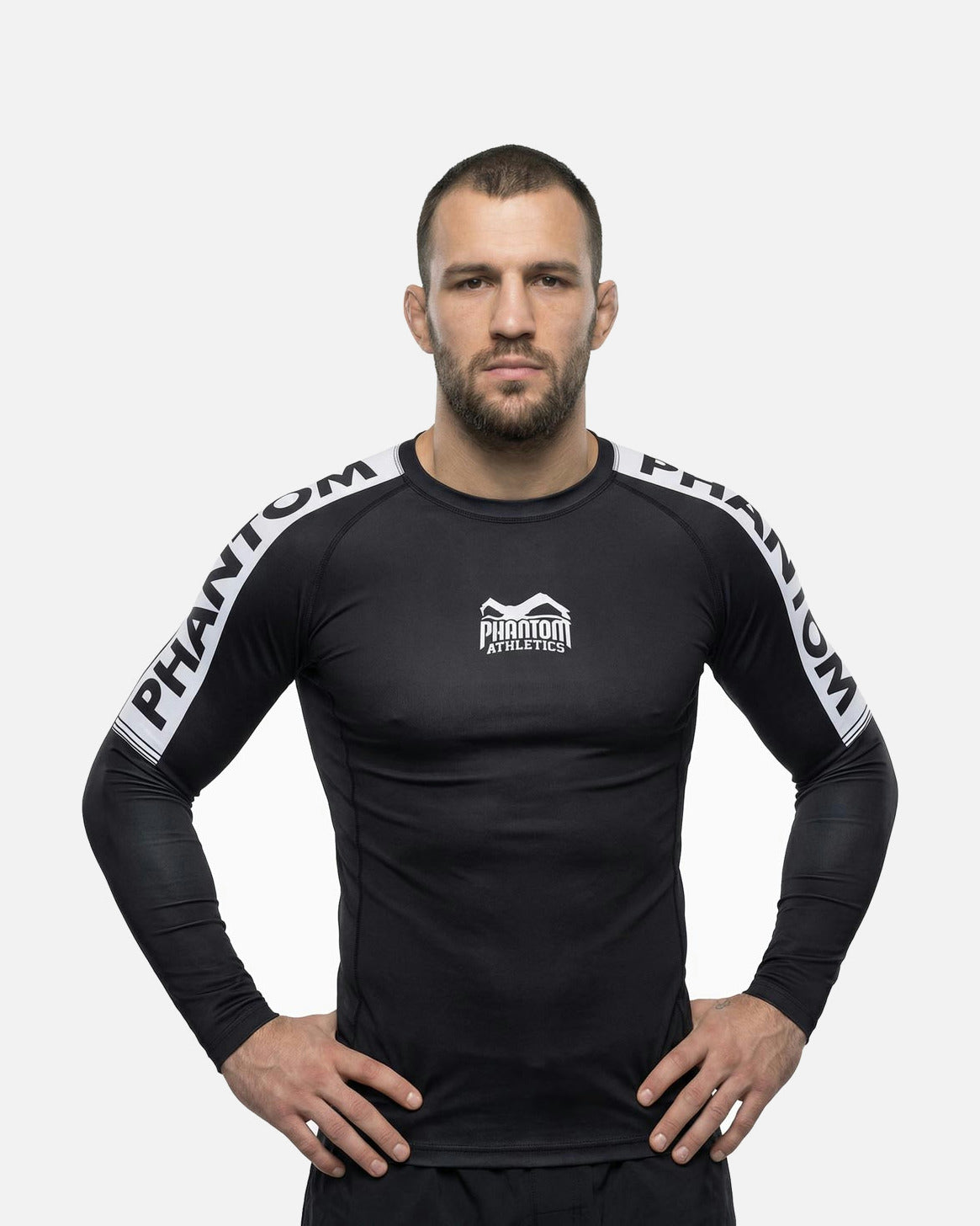 Rashguard Phantom Athletics EVO Apex Mâneci Lungi – Negru