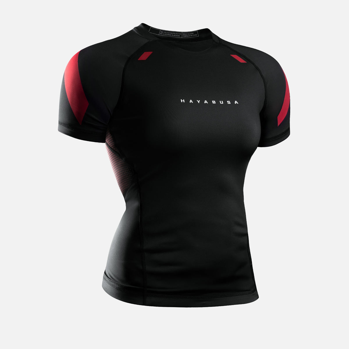 Hayabusa Rashguard Pro Ranked Korte Mouwen Dames - Zwart