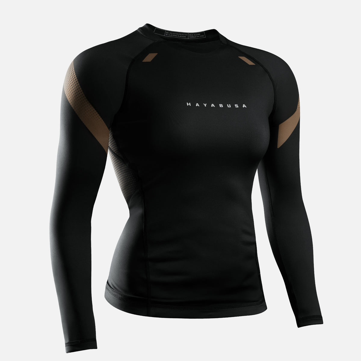 Hayabusa Rashguard Pro Ranked Lange Mouwen Dames - Bruin