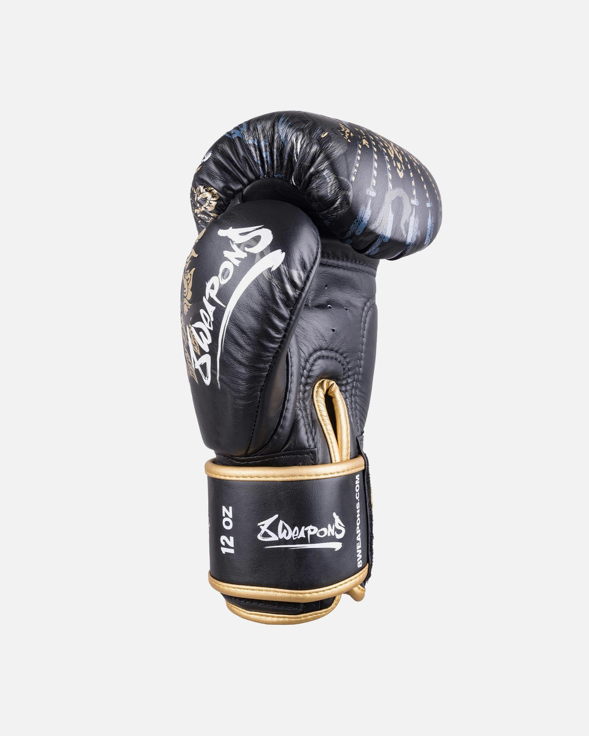 8 WEAPONS Bokshandschoenen Three Elephants 2.0 - Zwart/Goud