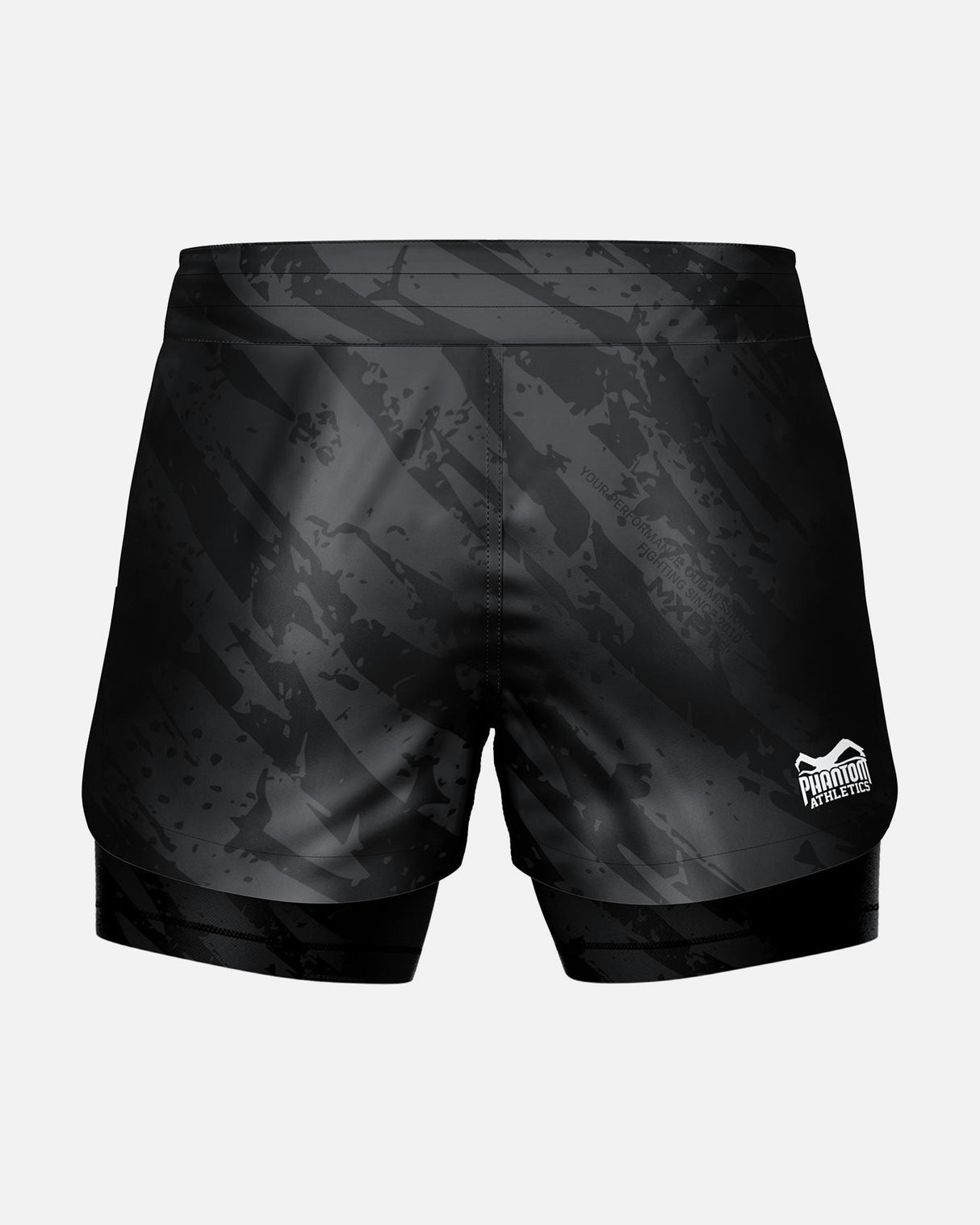 Phantom Athletics MMA Shorts Fusion 2in1 - Grijs