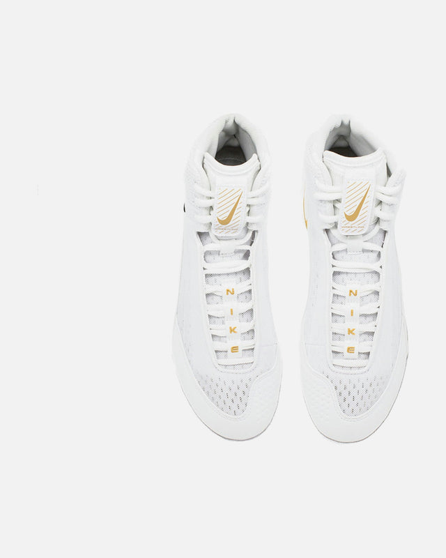 Zápasnické boty Nike Inflict 4 – Bílé/Zlaté