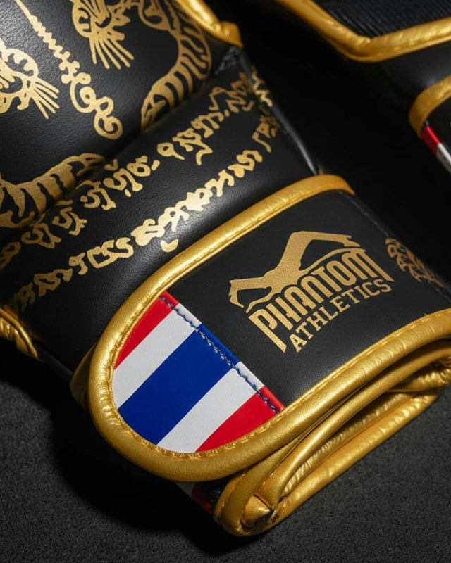 Phantom Athletics MMA Handschoenen Sparring Muay Thai - Zwart/Goud