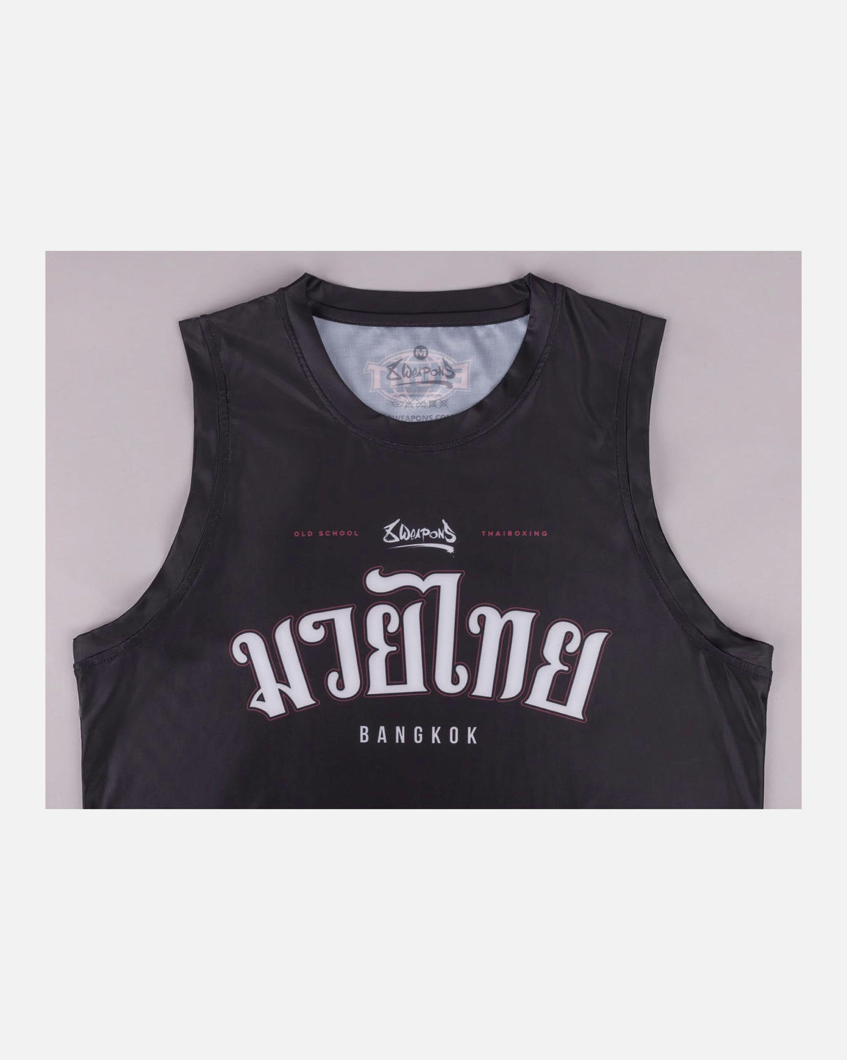 8 WEAPONS Tank Top Bangkok - Zwart/Wit