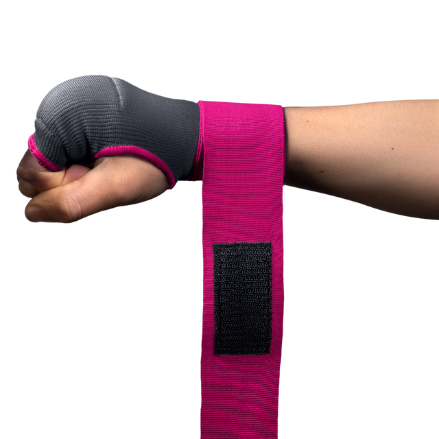 Hayabusa Innerhandskar Quick Gel - Grå/Rosa