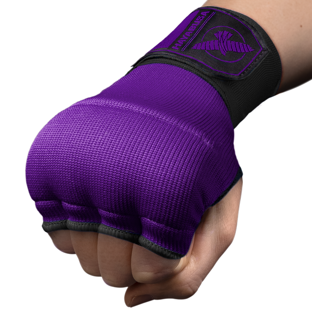 Hayabusa Innenhandschuhe Quick Gel – Violett/Schwarz