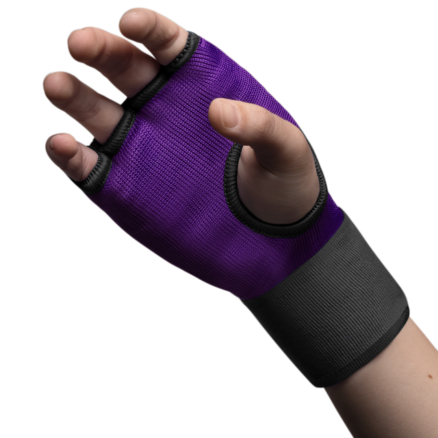 Hayabusa Innenhandschuhe Quick Gel – Violett/Schwarz