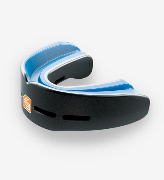 Shock Doctor Bitje Nano Double Fight - Zwart/Blauw
