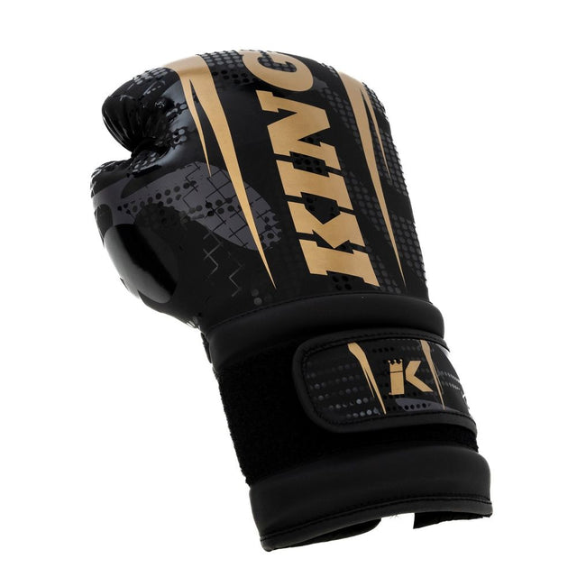 King Pro Boxing Boxhandschuhe Shogun – Schwarz/Gold