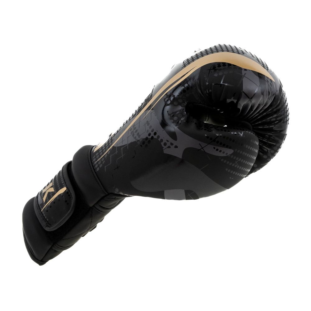 King Pro Boxing Bokshandschoenen Shogun - Zwart/Goud