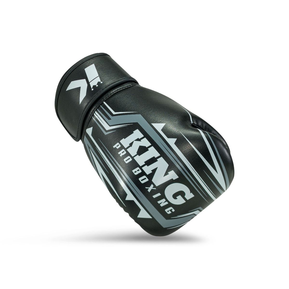 King Pro Boxing Bokshandschoenen BG Spartan - Zwart/Grijs