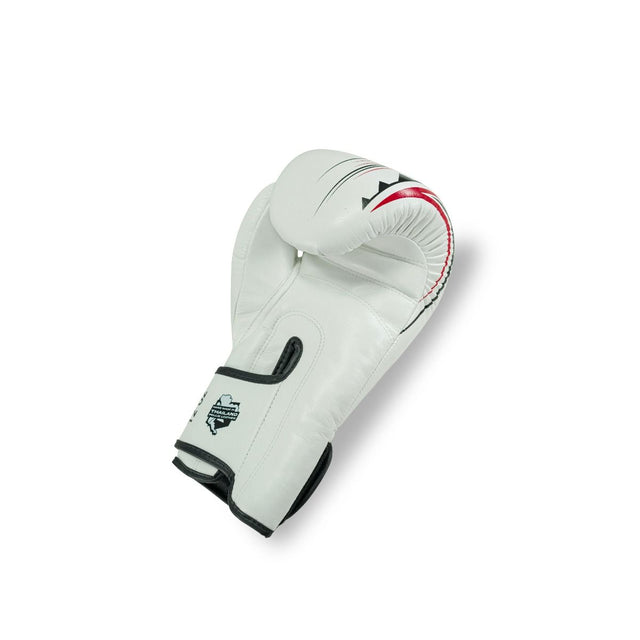 King Pro Boxing Boxningshandskar BG Spartan – Vit/Svart/Röd